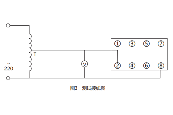 測(cè)試接線圖